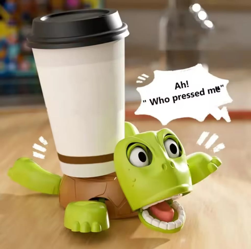 Lazy Turtle Drink Coaster – Funny Table Protector