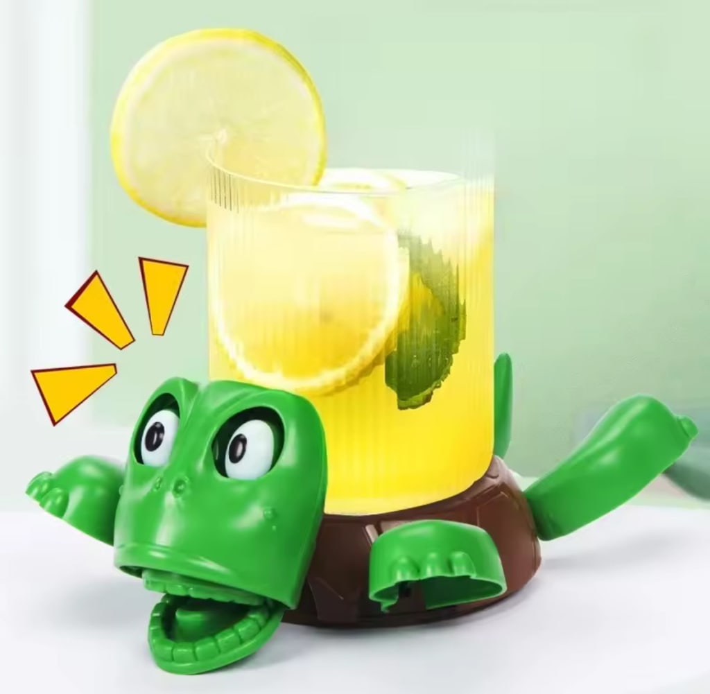 Lazy Turtle Drink Coaster – Funny Table Protector