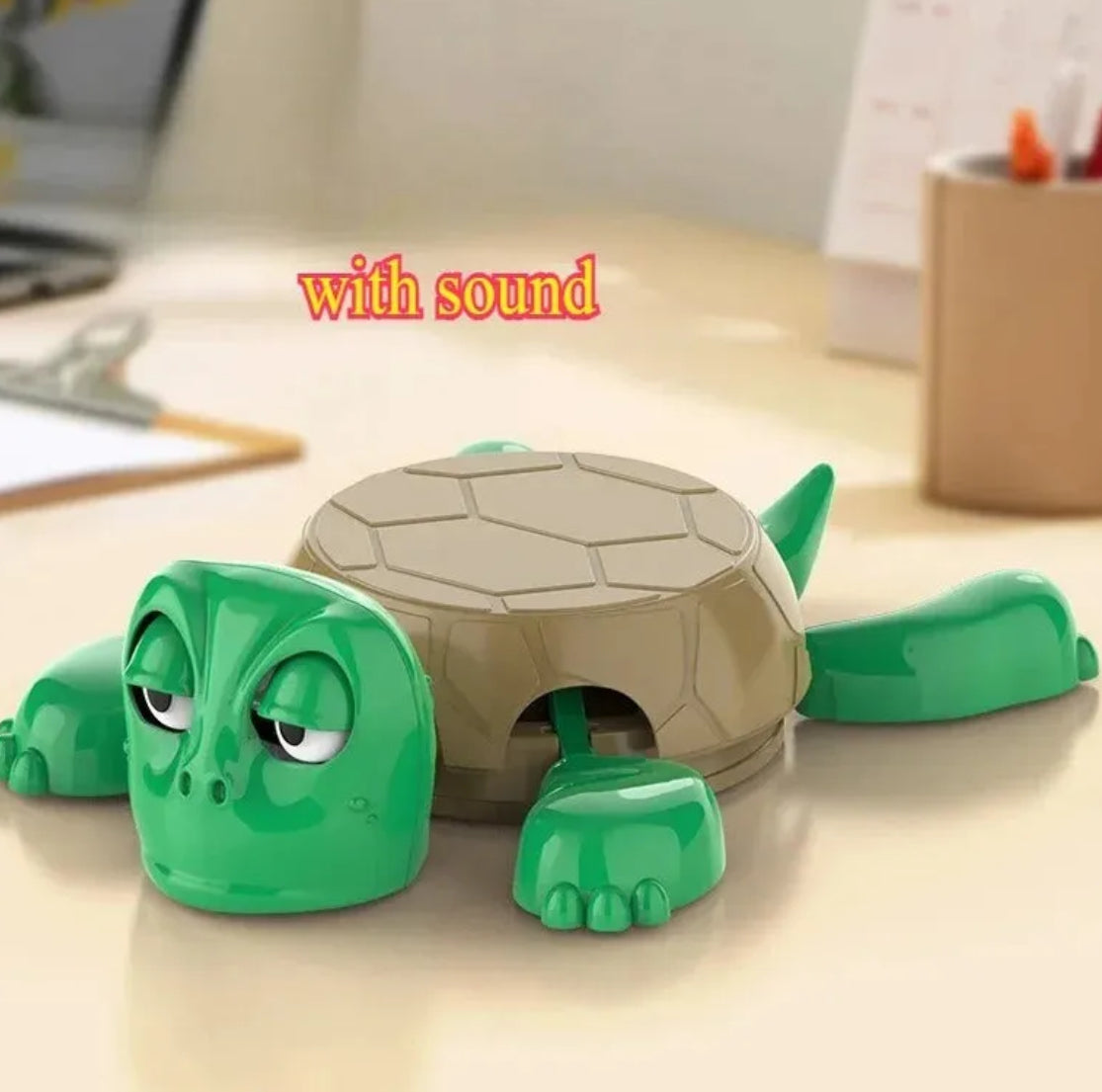 Lazy Turtle Drink Coaster – Funny Table Protector