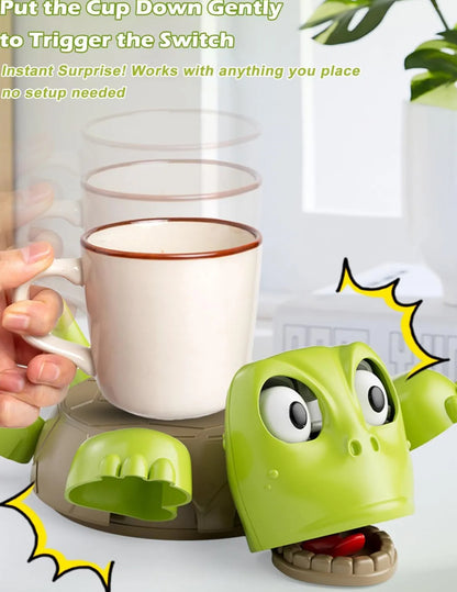 Lazy Turtle Drink Coaster – Funny Table Protector